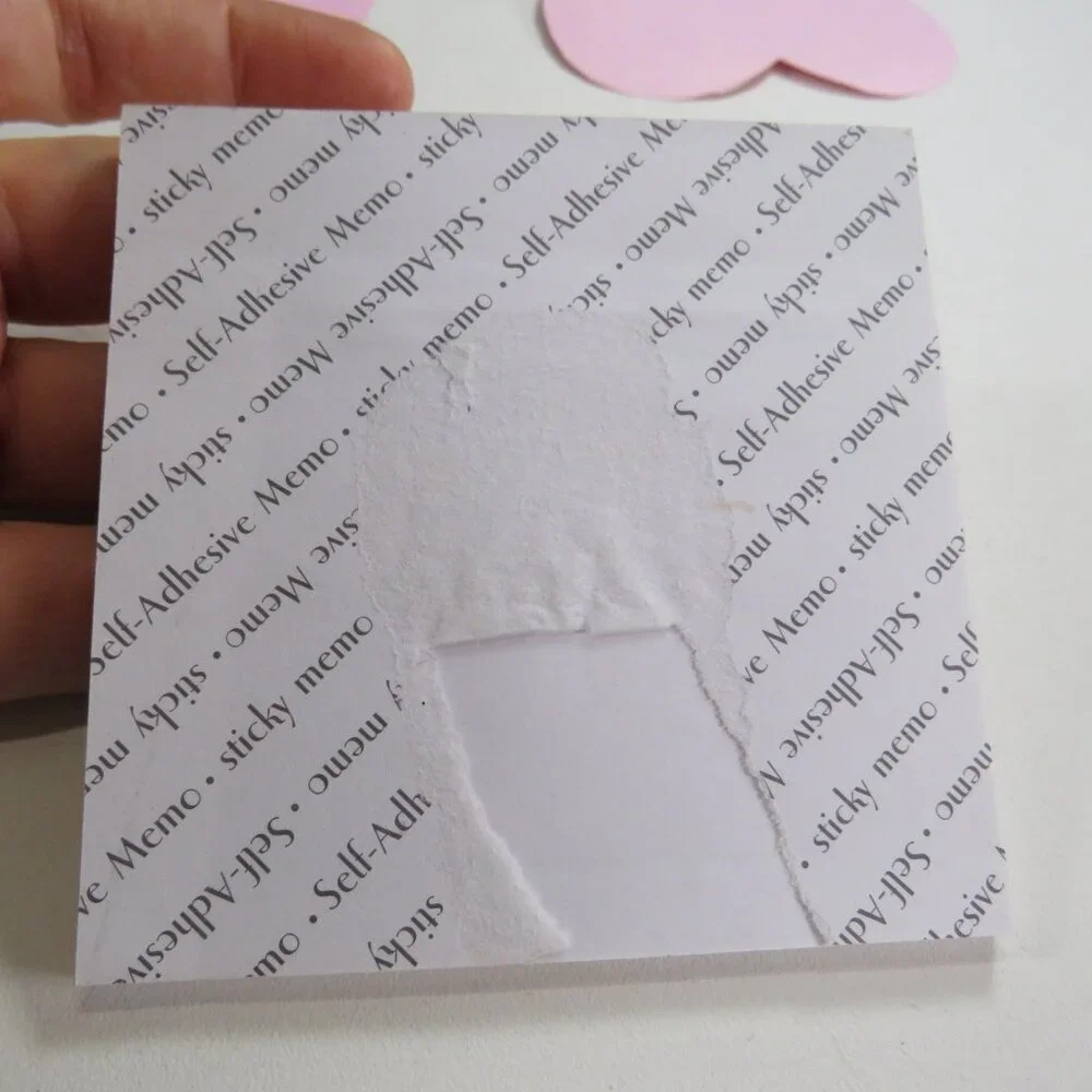 Heart Cards (4 new packages with 8 cards/envelopes each) and sticky notes